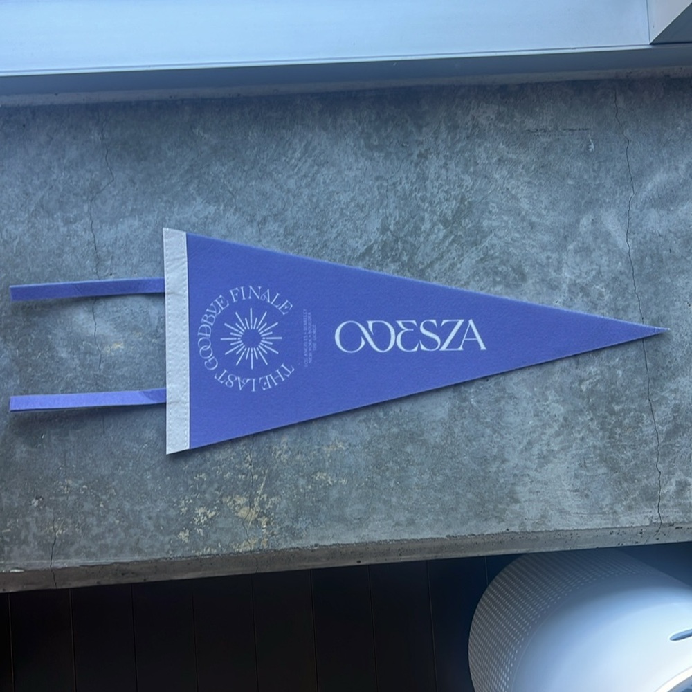 Odesza “The Last Goodbye Finale” Pennant Flag
